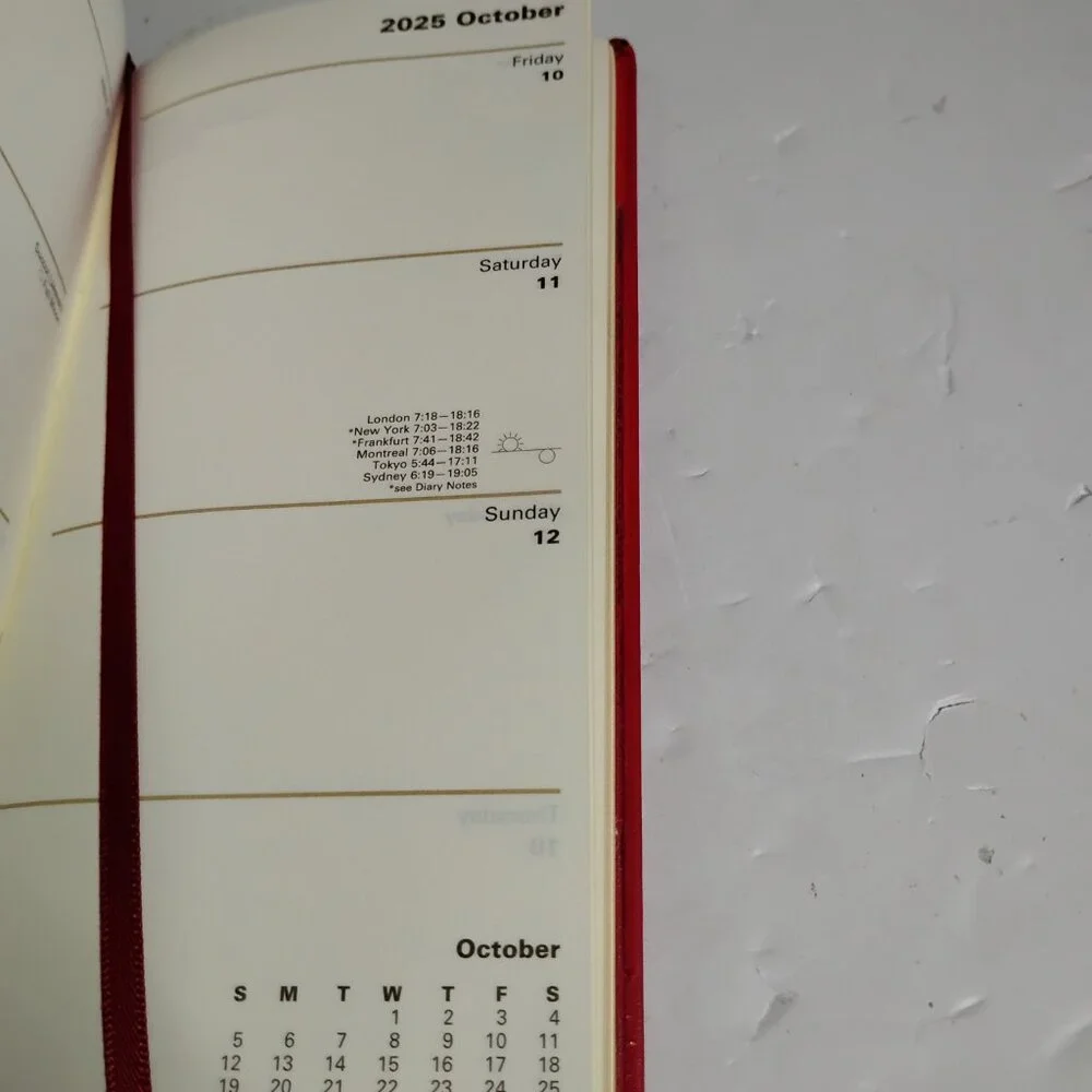 Letts Of London Weekly Planner 2025